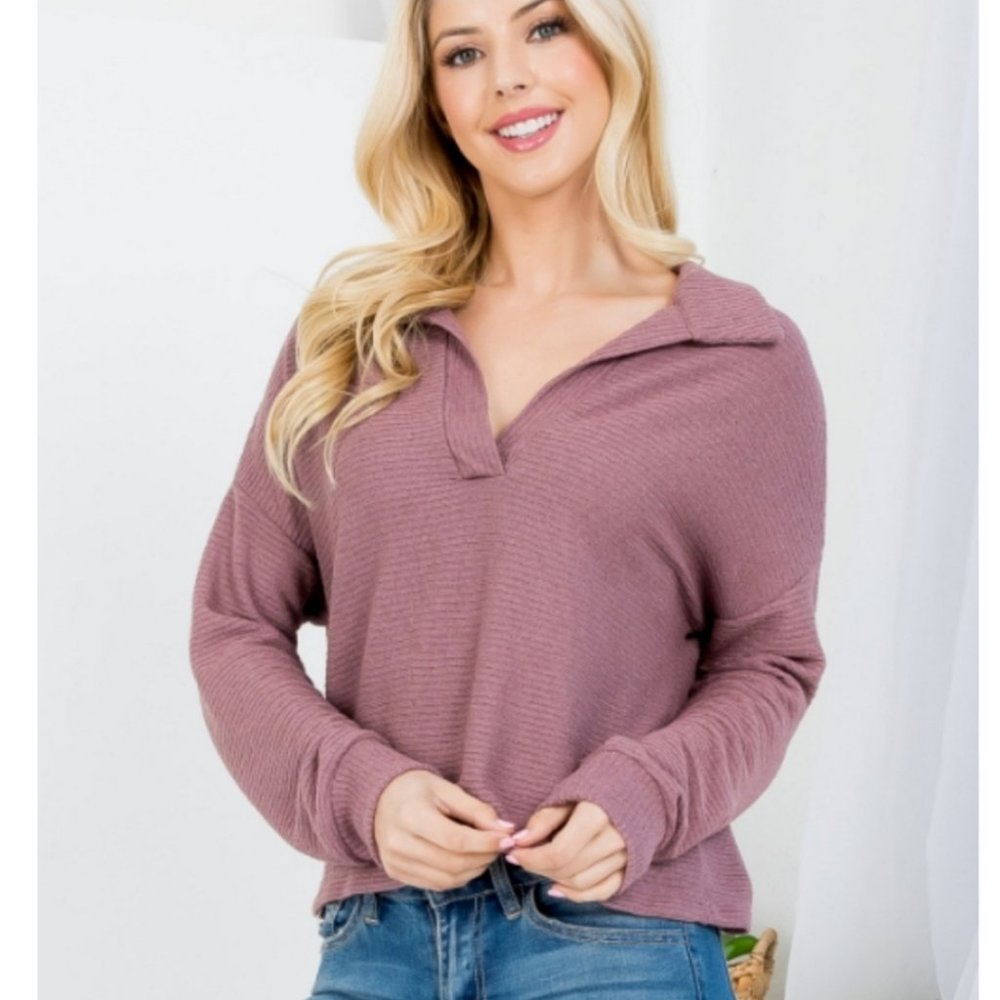 82993 Ribbed Top - Picture 4 of 5